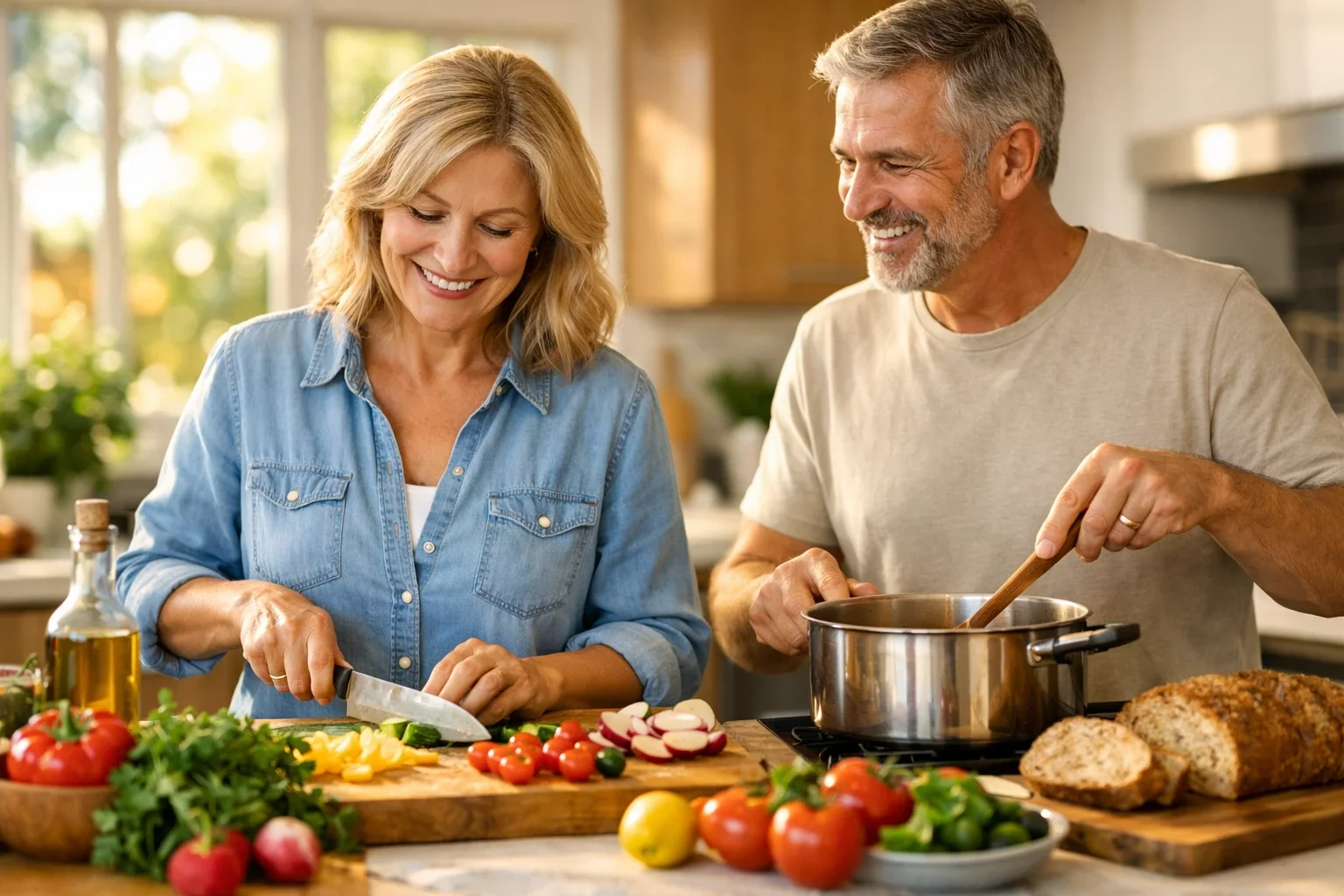 Healthy food plate for type 2 diabetes management