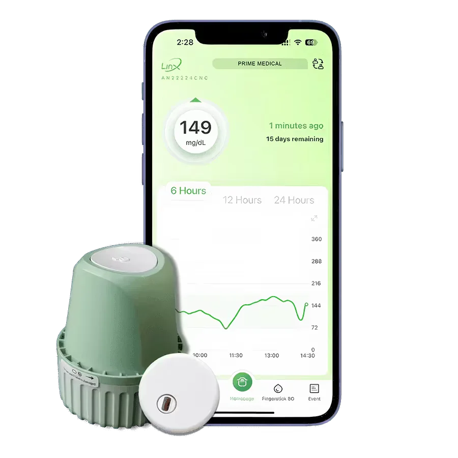 LinX CGM Blood Glucose Sensor