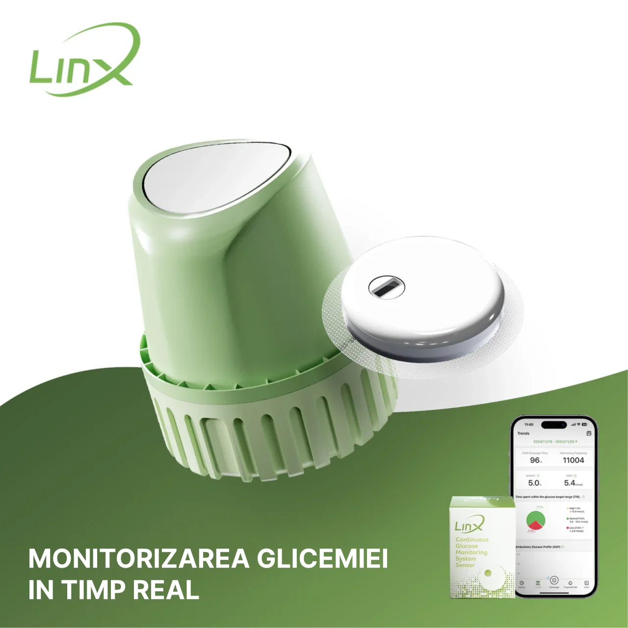Senzor Glicemie LinX CGM - vedere 4 din 7