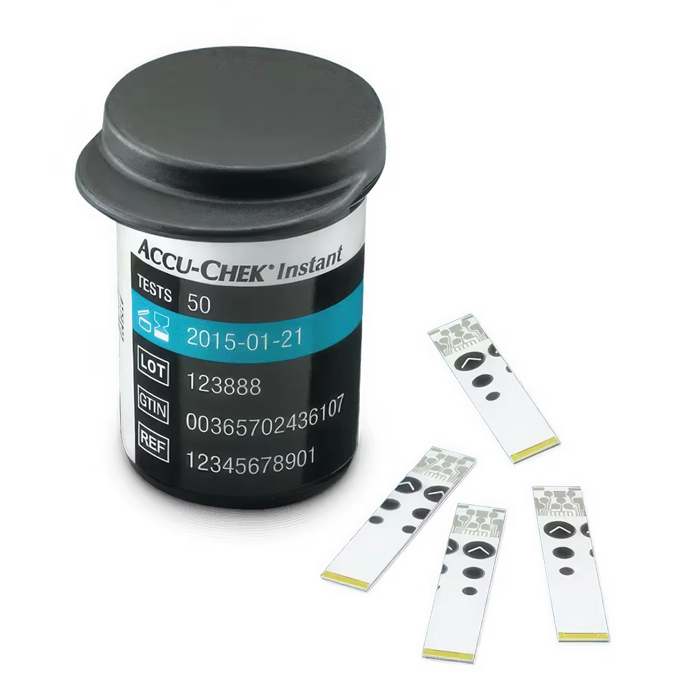 Roche Accu-Chek Instant Glucometer Test Strips - Accesorii | Prime Medical